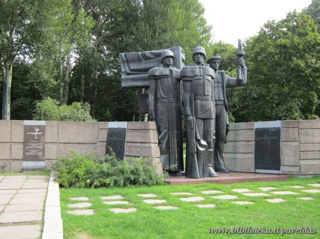 Place of burial of soldiers of the Second World War