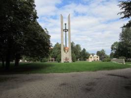 Der Begräbnisort der sowjetischen Soldaten des II. Weltkrieges