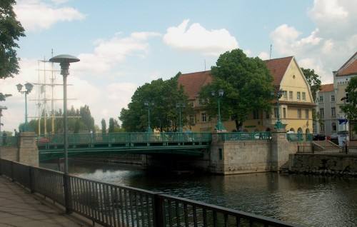 Die Birzos (Börse) Brücke, 2002.