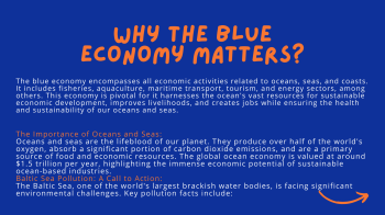 Why the blue economy matters?