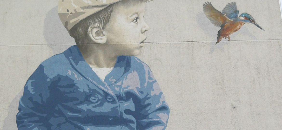 Studijos „Gyva grafika“ graffiti „Žaidžiantys“