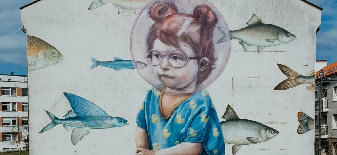 Graffiti „Ekspedicija po neišgalvotus pasaulius“ dalis